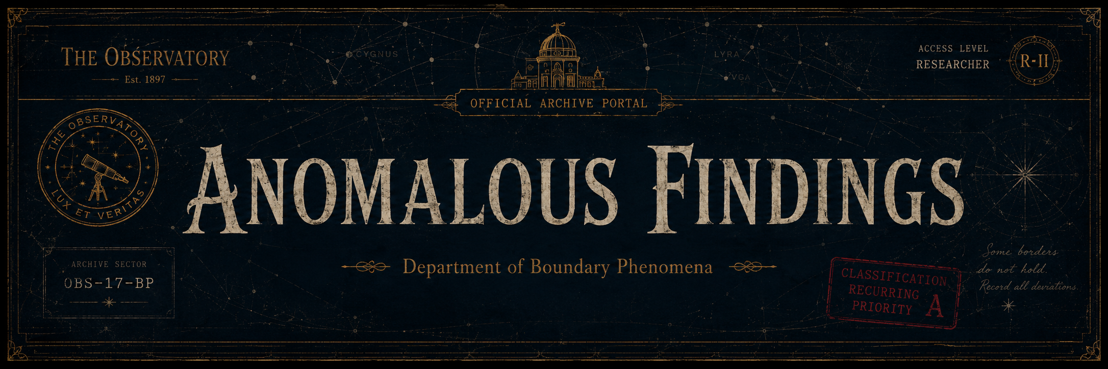Anomalous Findings