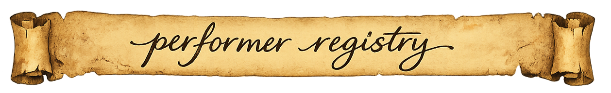 Performer Registry